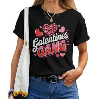 Valentines Day Galentines Gang Valentine Girls Women T-shirt - Thegiftio UK