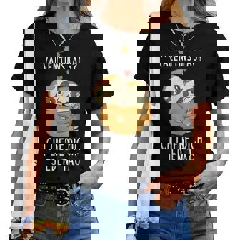Valentine's Day Ich Liebe Dich Jeden Tag Sloth Couple T-shirt Frauen - Geschenkecke