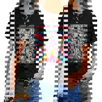 Vintage 70S Costume Artsy Funk 1970S Afro Soul Music Women T-shirt | Seseable UK