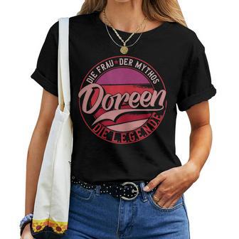 Women's Doreen The Woman Of Mythos The Legend First Name S T-shirt Frauen - Geschenkecke