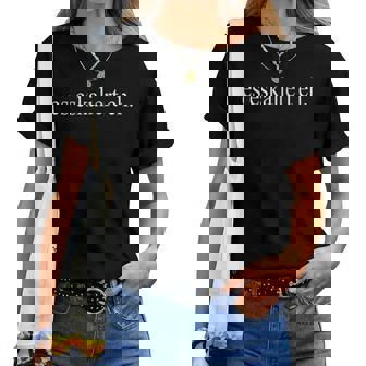 Women's Es Eskaliert Eh For Techno Party Apres Ski With-Neck T-shirt Frauen - Seseable