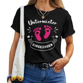 Women's Pregnant Undermeant Mothers Baby T-shirt Frauen - Geschenkecke