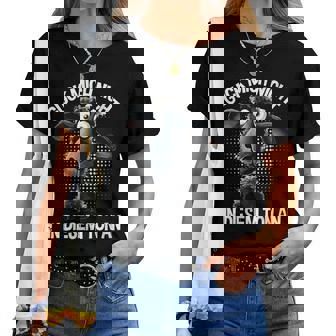 Women's With-Neck Guck Mich Nicht In Diesem Ton An Schaf Saying T-shirt Frauen - Seseable