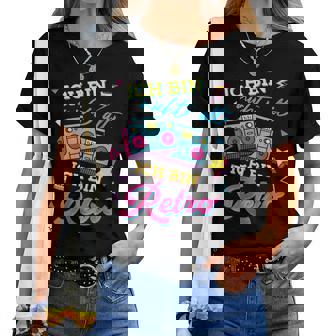 Women's With-Neck Ich Bin Nicht Alt Ich Bin Retro 70S 80S 90S T-shirt Frauen - Seseable