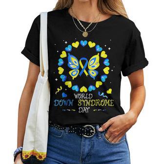 World Down Syndrome Day Awareness Womens Women T-shirt - Thegiftio UK