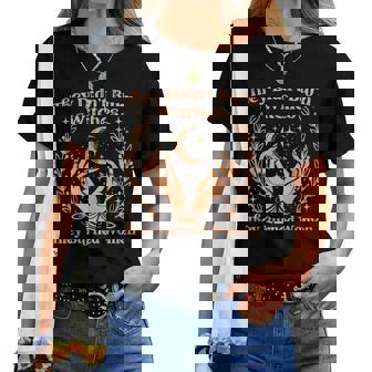 They Didn't Burn Witches They Burned Witchy 2 Sides Women T-shirt - Seseable
