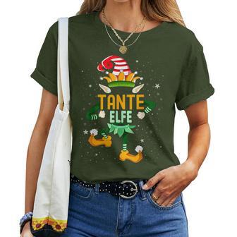 Aunt Elf Christmas Family Outfit Christmas Elf T-shirt Frauen - Geschenkecke