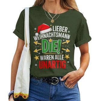 Christmas Santa Christmas T-shirt Frauen - Geschenkecke