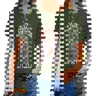 Santa Mónica Oración Infidelidadíctimas Esposas Católica Santa Camiseta de mujer - Regaloses