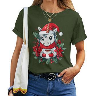 Unicorn Christmas Children Christmas Unicorn T-shirt Frauen - Geschenkecke