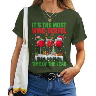 The Most Wine Derful Time Of The Year Christmas Women's T-shirt Frauen - Geschenkecke