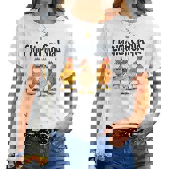 Chicken Squad Chicken Women T-shirt - Seseable