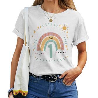 Children's 1St Birthday Rainbow T-shirt Frauen - Geschenkecke