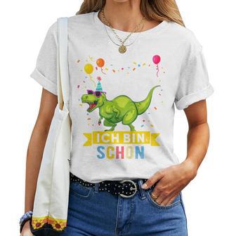 Children's 5 Years Birthday Dinosaur Boys Girls Dino T-shirt Frauen - Geschenkecke