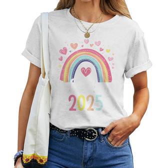 Children's School Child 2025 Rainbow Girls First Day At School 2025 Girls' T-shirt Frauen - Geschenkecke