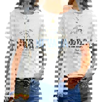 États Unis Style Rétrointage Nevada T-shirt femme - Cadeauxyz