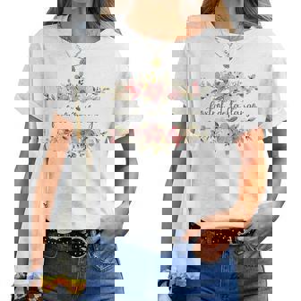 Foxtrot Tango Delta Flower Vintage Retro Women Women T-shirt | Seseable UK