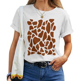 Giraffenmuster Giraffe Muster Afrika Afrikanisches Tier T-shirt Frauen - Geschenkecke