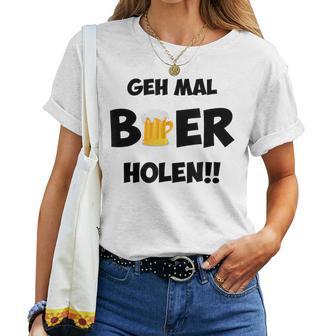 Go Get Some Beer Gmbh T-shirt Frauen - Geschenkecke