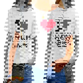 I Heart Chicken Jockey I Love Chicken Jockey Women T-shirt - Thegiftio