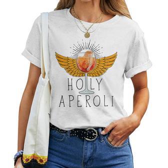 Holy Aperoli God Wine Glasses Saying T-shirt Frauen - Geschenkecke