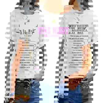 Homme Liste De Contrôle Pour Enterrement Deie De Jeune Fille Défi Pour Enterrement Deie De Jeune Fille T-shirt femme - Cadeauxyz