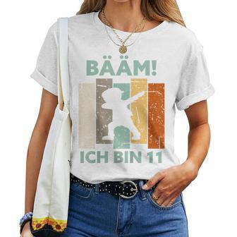 Kinder Bääm Ich Bin 11 Elf Jahre Junge 11 Geburtstag Mädchen T-shirt Frauen - Geschenkecke