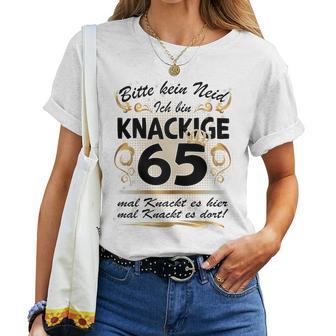 Ladies 65Th Birthday Sayings intage T-shirt Frauen - Geschenkecke