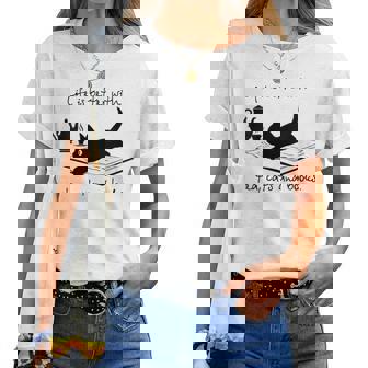 Laie Est Meilleure Avec Les Chats De Thé Et Les Livres T-shirt femme - Cadeauxyz