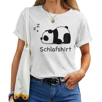 Müder Panda Cute Sleep T-shirt Frauen - Geschenkecke