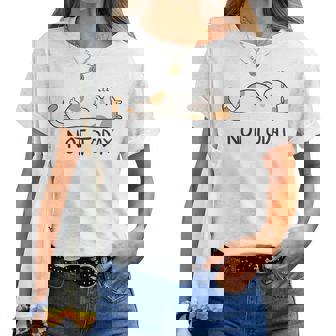 Not Today Humoristique Pour Homme Et Motif Chat T-shirt femme - Cadeauxyz