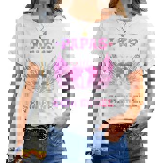 Papas Girl Ich War Once Sein Angel Jetzt Ist Er Meiner T-shirt Frauen - Geschenkecke