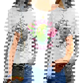 Pickle Ballin Cute Pickleball Girls Pickleball Lovers Women T-shirt - Thegiftio