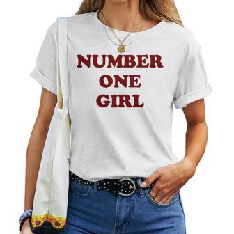 Rosé Number One Girl T-shirt Frauen - Geschenkecke