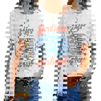 Sardines Tinned Fish Retro Graphic For Women Women T-shirt - Thegiftio UK