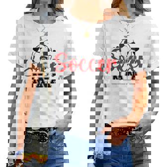 Soccer Nana Grandma Nana Of A Soccer Player Nana Women T-shirt - Seseable