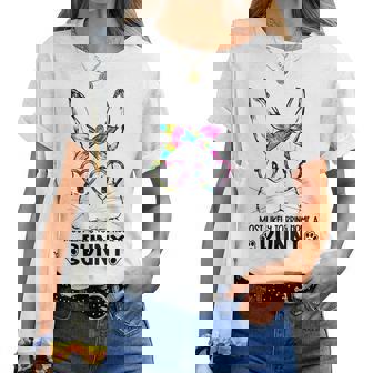 Tie-Dye Bunny Face Girls Most Likely To Bring Home A Bunny Women T-shirt - Seseable