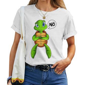 Turtle Nö Children's For Girls And Boys Green S T-shirt Frauen - Geschenkecke