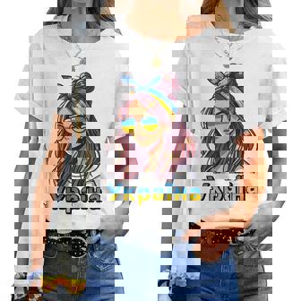 Ucrania Chica Ucrania Ucrania Chicas Es Mamá Camiseta de mujer - Regaloses