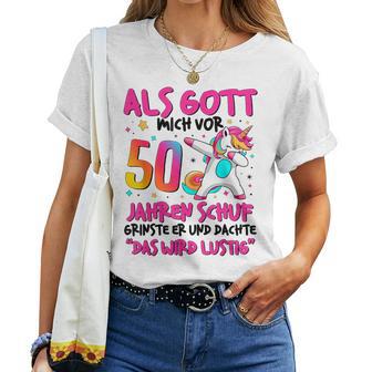 Women's 50Th Birthday 50 Years Woman 50 It Will Be Gray T-shirt Frauen - Geschenkecke