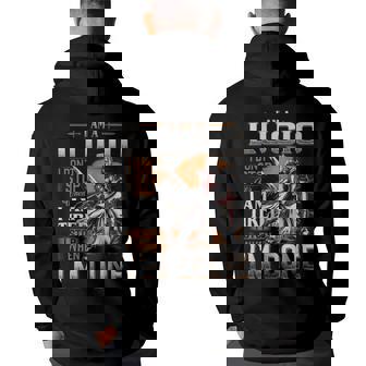 I'm A Lucio I Don't Stop When I Am Tired I Stop When I'm Done Hoodie Back Print - Seseable