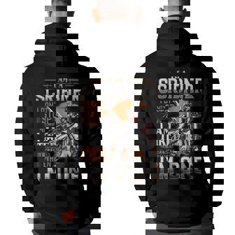 I'm A Scribner I Don't Stop When I Am Tired I Stop When I'm Done Hoodie Back Print | Seseable UK
