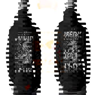 I'm A Woodring I Don't Stop When I Am Tired I Stop When I'm Done Hoodie Back Print - Seseable