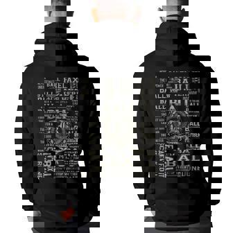 It's A Ball Thing Ball Name Hoodie Back Print | Mazezy