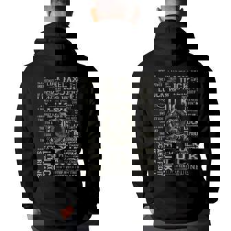It's A Luck Thing Luck Name Hoodie Back Print | Mazezy