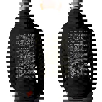 It's A Main Thing Main Name Hoodie Back Print | Mazezy