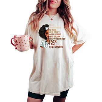 Black History Month Nurse Proud Black African American Nurse Women's Oversized Comfort T-shirt - Thegiftio UK