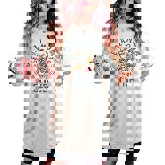 Feral Moms Social Club Trendy Mom Apparel Women's Oversized Comfort T-shirt | Mazezy