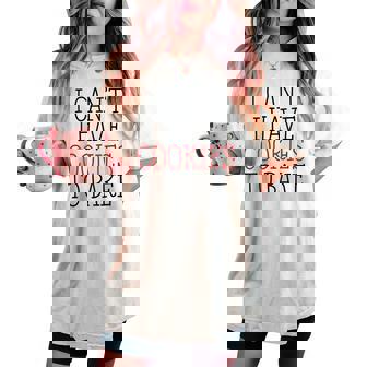 Je Ne Peux Pas Avoir De Biscuits À Cuire T-shirt oversize confortable pour femme - Cadeauxyz