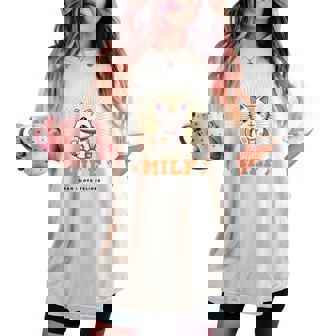 Milf Man I Love Felines Kitty Chat Homme T-shirt oversize confortable pour femme - Cadeauxyz